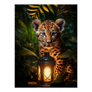 Póster Süßes Leopardenkind