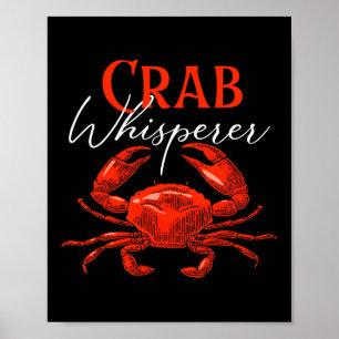 Poster Sussurrador de Caranguejo - Caçador de Pesca Anima