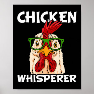 Poster Sussurrador de Frango Fazendeiro de Frango Nerd Ga