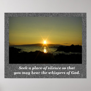 Póster Sussurro de Deus