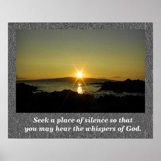 Póster Sussurro de Deus (Frente)