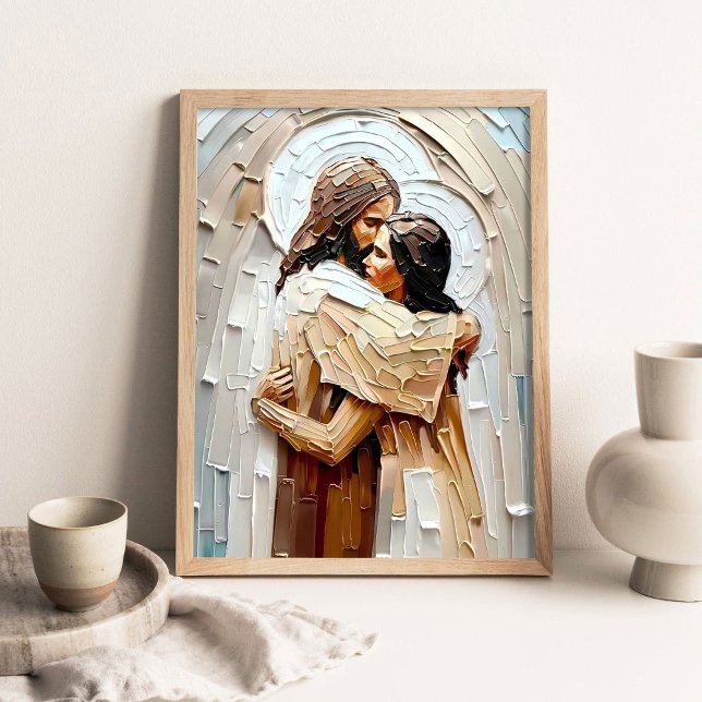 Poster Sussurro de Deus, Arte Cristã, Retrato Digital de  (Criador carregado)