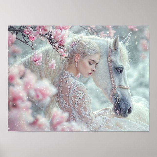 Poster Sussurro de Flor de Primavera (Frente)