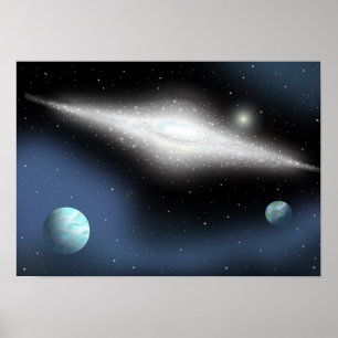 Poster Sussurros da Galáxia Infinita.