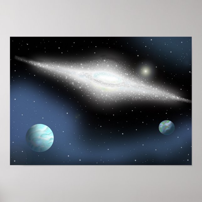 Poster Sussurros da Galáxia Infinita. (Frente)