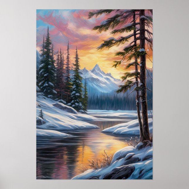 Poster Sussurros de inverno, Reverso Riverside (Frente)