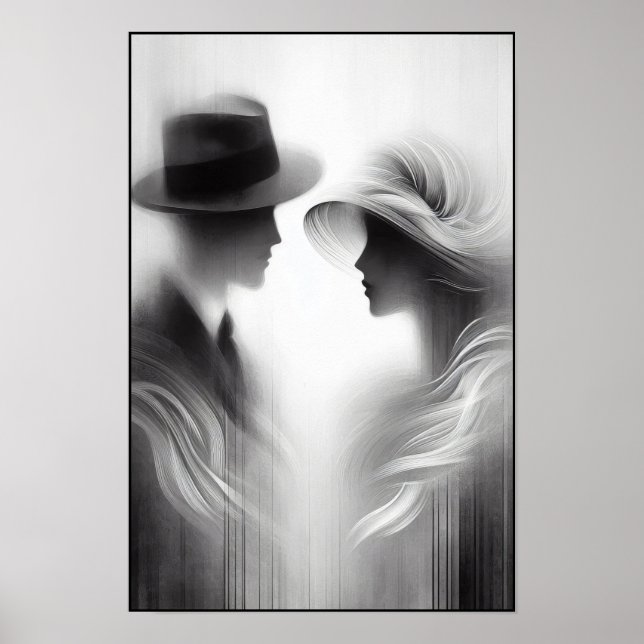 Poster Sussurros de um Abstrato da Era Esquecida (Frente)