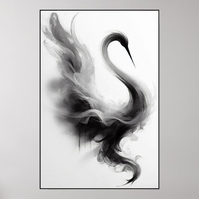 Poster Sussurros de uma grua Enfumaçado (Frente)