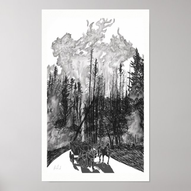 Póster Sussurros do Céu 2-9 - Fuga do Campo (Frente)