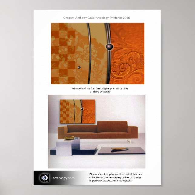 Poster Sussurros do Extremo Oriente (Frente)