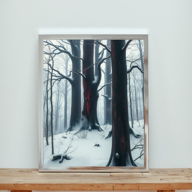 Poster Sussurros Escarlate nos Bosques de Inverno (Criador carregado)