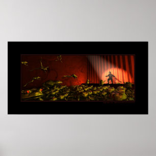 Póster Susto de palco