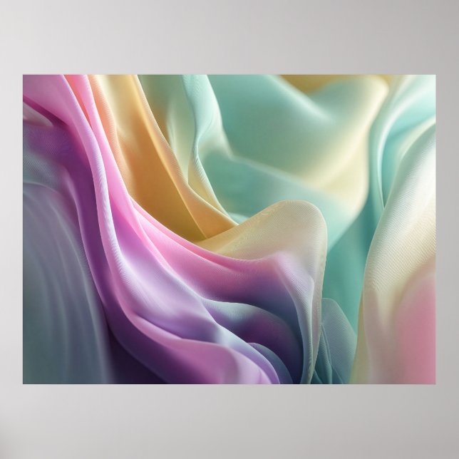 Poster Susurros em Movimento Pastel (Frente)