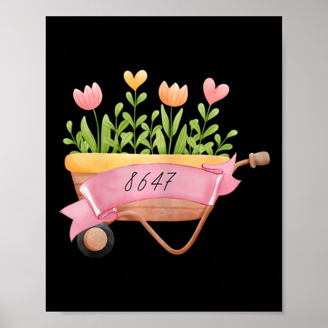 Poster Sutil Anti-trump 8647 Jardim da Primavera Bonito  (Frente)