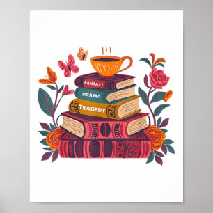 Poster Sutil Fantasia Drama Tragédia Livros Trump Resiste