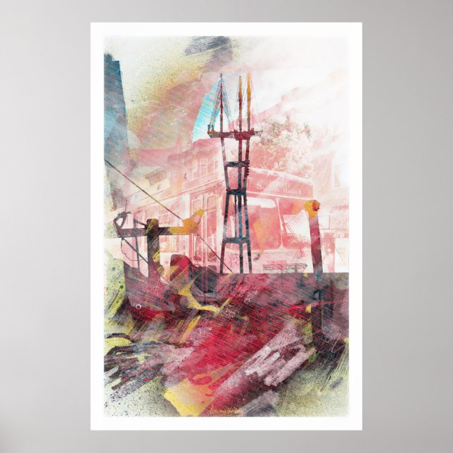 Poster SutroMatic Life AKA Sanfrancisco Electric Twin (Frente)