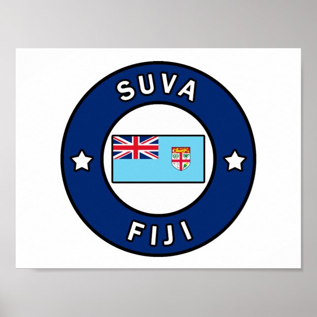 Póster Suva Fiji (Frente)