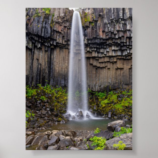 Poster Svartifoss waterfall (Frente)
