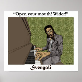 Poster Svengali ao piano