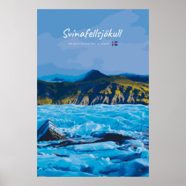Poster Svínafellsjökull, Iceland - Glacier View
