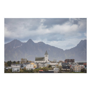 Póster Svolvaer Lofoten Noruega