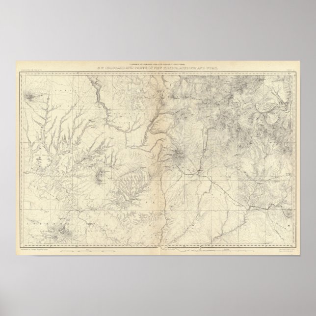Póster SW Colorado e Partes do Novo México (Frente)