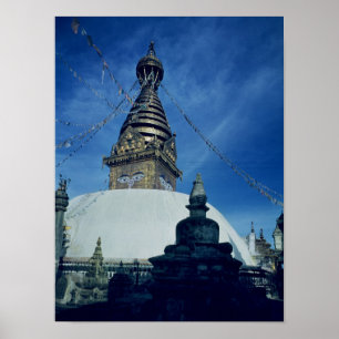 Póster Swamyambunath Stupa