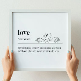 Poster Swans de Definição de Amor