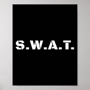 Poster Swat Team Boys Halloween Figurume Kids Tactical Un