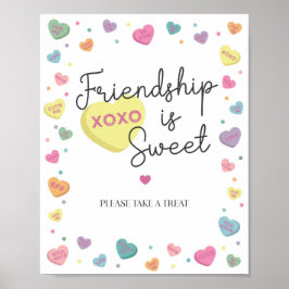Poster Sweetheart Candy Fala Favoritos Sinal