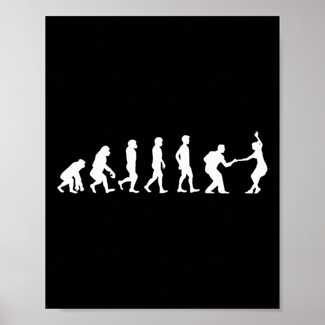 Poster Swing Dance - Casal Dance - Lindy Hoppers - Swing (Frente)
