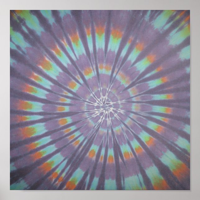 Poster Swirl Tie Dye (Frente)