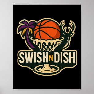 Poster Swish N Dish Show Aro Hoops Sorvete 