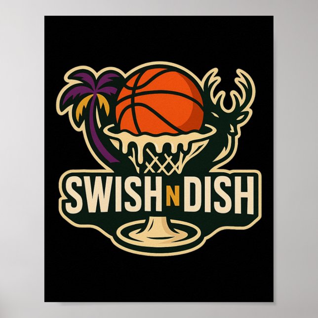 Poster Swish N Dish Show Aro Hoops Sorvete  (Frente)