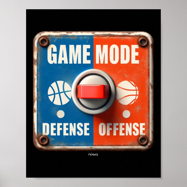 Poster Switch Between Offense And Defense - Ller Mode Sig (Frente)