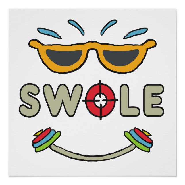 Póster Swole Bodybuilding (Frente)