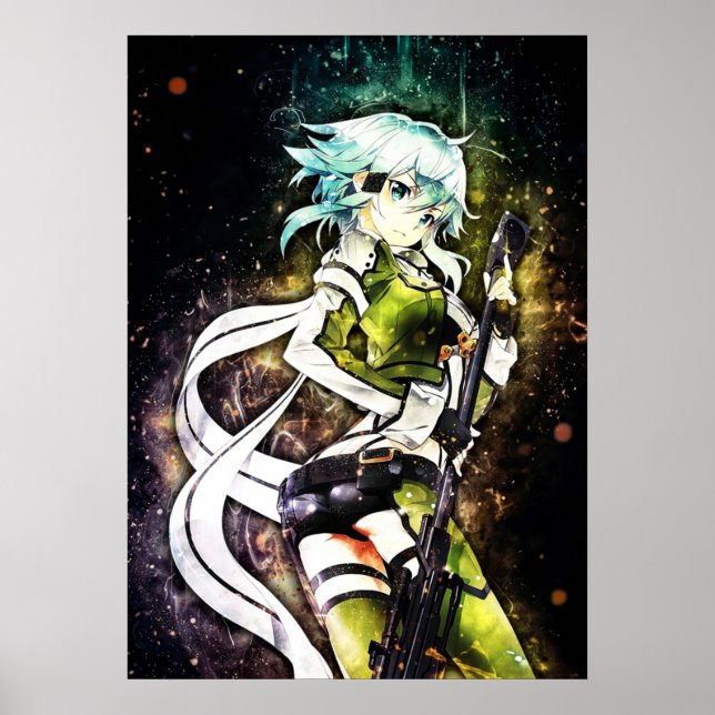 Poster Sword Art Online Sinon (Frente)