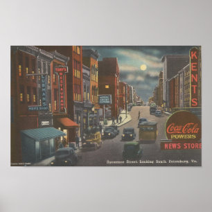 Poster Sycamore Street PETERSBURG, VA 1940s