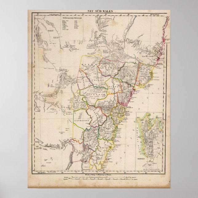 Póster Sydney Austrália (Frente)