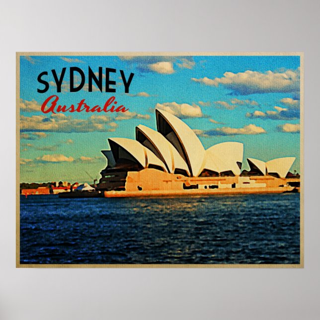 Poster Sydney Austrália (Frente)