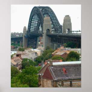 Póster Sydney, Austrália. Ponte da Baía.