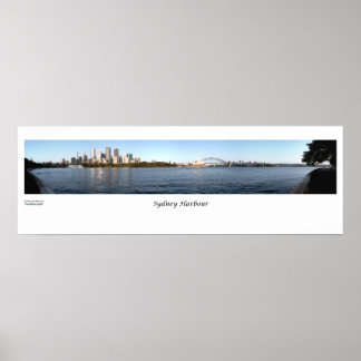 Poster Sydney Harbor Panorama