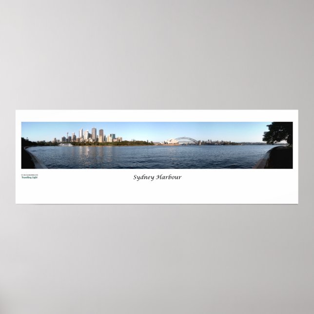 Poster Sydney Harbor Panorama (Frente)