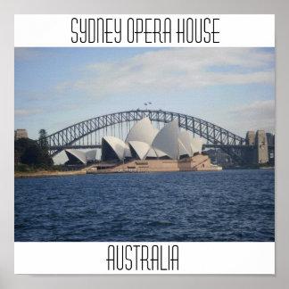 Póster Sydney Opera House