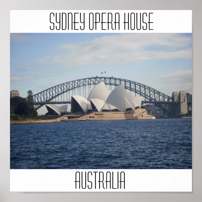 Póster Sydney Opera House (Frente)