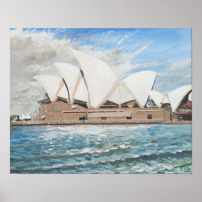 Poster Sydney Opera House (Frente)