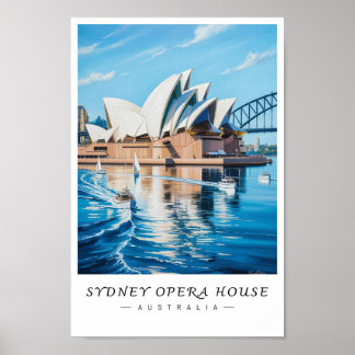 Poster Sydney Opera House Australia Wall Art