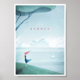 Póster Sydney Viagens vintage