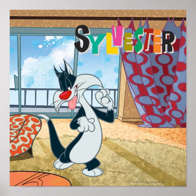 Póster Sylvester Paw Up (Frente)