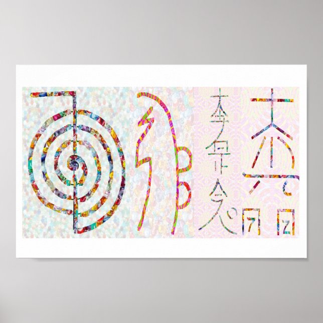 Poster SYMBOL ART 2014 - Prática Mestra em Reiki (Frente)